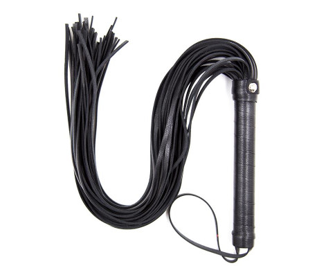 Flogger Mango de Metal 69 cm Negro