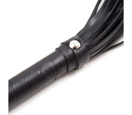 Flogger Mango de Metal 69 cm Negro