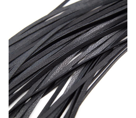 Flogger Mango de Metal 69 cm Negro