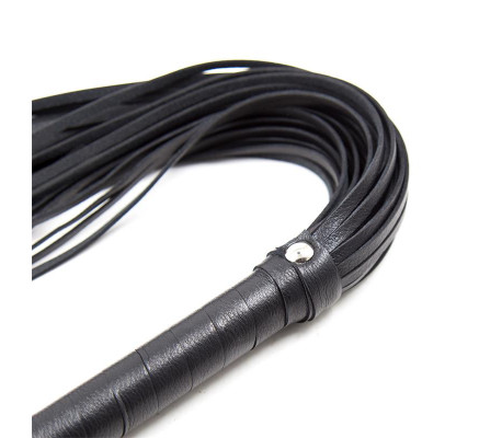 Flogger Mango de Metal 69 cm Negro