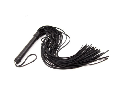 Flogger Mango de Metal 69 cm Negro