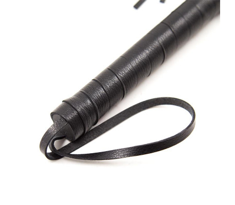 Flogger Mango de Metal 69 cm Negro