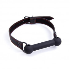 Mordaza de Hueso Ajustable Silicona Negro
