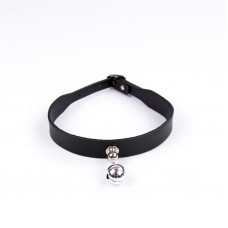 Collar con Cascabel Ajustable 43 cm Negro
