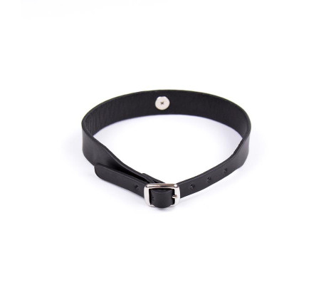 Collar con Cascabel Ajustable 43 cm Negro