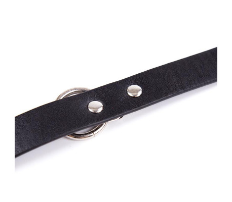 Collar con Cascabel Ajustable 43 cm Negro