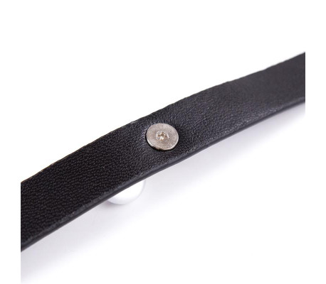 Collar con Cascabel Ajustable 43 cm Negro