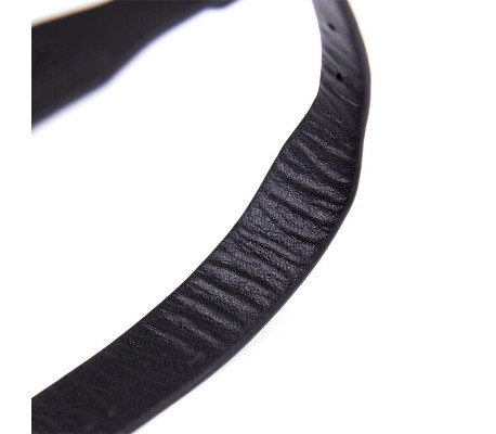 Collar con Cascabel Ajustable 43 cm Negro