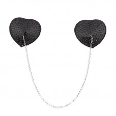 Pezoneras con Cadena de Metal Negro