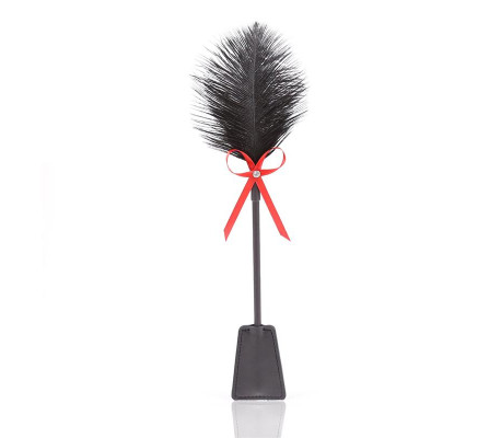 Plumas y Pala 2 en 1 36 cm Negro/Rojo