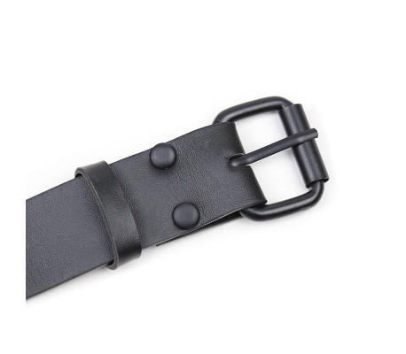 Collar con Correa Negro