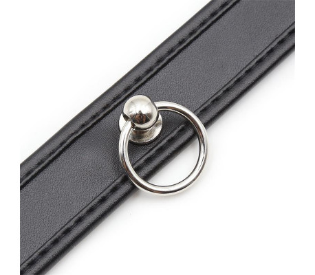 Collar con Aro Negro
