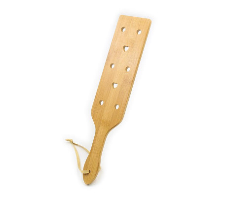 Pala de Bambú con Corazones 33 cm