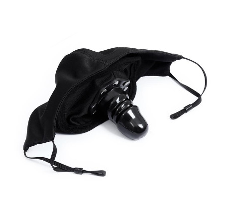 Mascarilla con Accesorio de Dildo Desmontable