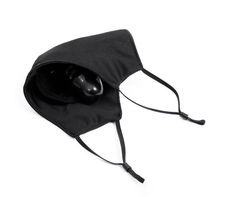 Mascarilla con Accesorio de Dildo Desmontable