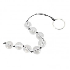 Cadena Anal con Bolas de Cristal 4 Tamaños