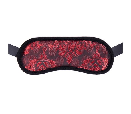 Antifaz Bicolor Negro y Rojo