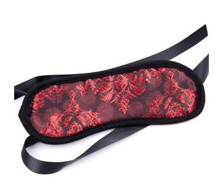 Antifaz Bicolor Negro y Rojo