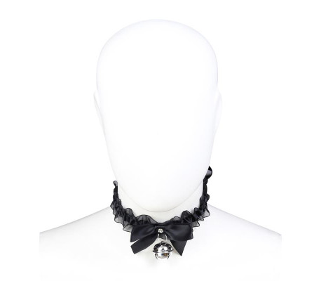 Collar con Lazo, Cascabel y Encaje