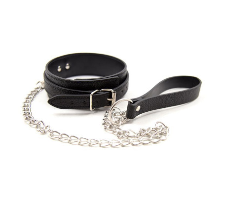 Collar con Correa de Patrón de Serpiente