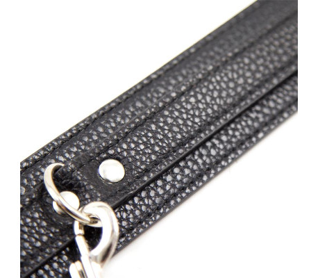 Collar con Correa de Patrón de Serpiente