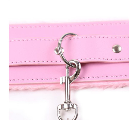 Collar con Correa Rosa Pastel