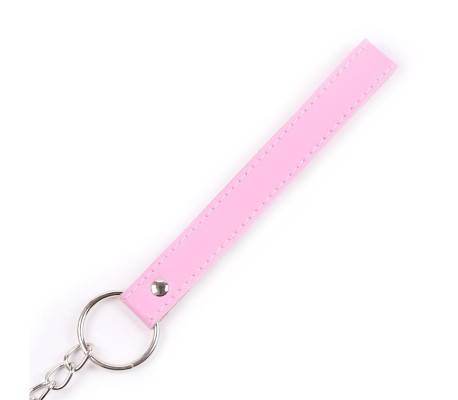 Collar con Correa Rosa Pastel