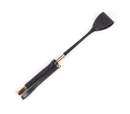 Fusta Clásica Negro y Dorado 30 cm