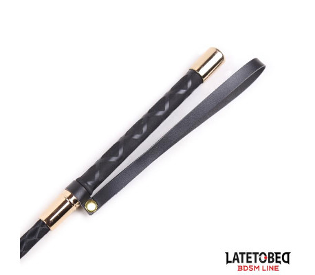 Fusta Clásica Negro y Dorado 55 cm