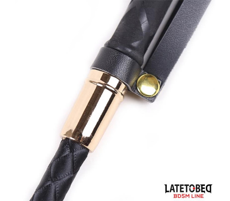 Fusta Clásica Negro y Dorado 55 cm