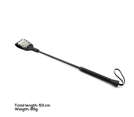 Fusta Cuadrada con Tachuelas Plateadas 53 cm