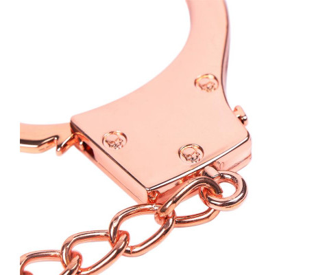 Esposas Oro Rosa con Llaves de Calavera