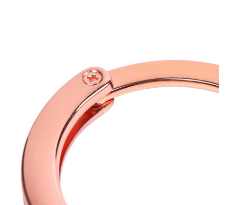 Esposas Oro Rosa con Llaves de Calavera