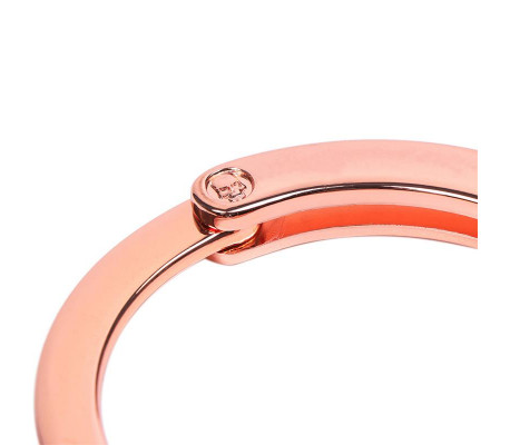 Esposas Oro Rosa con Llaves de Calavera