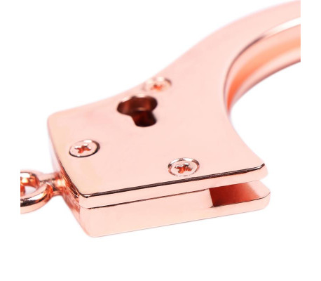 Esposas Oro Rosa con Llaves de Calavera
