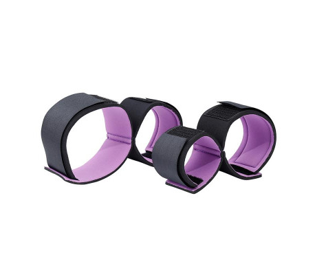 Set de Restricciones con Esposas para Muñeca y Tobillo Ajustables