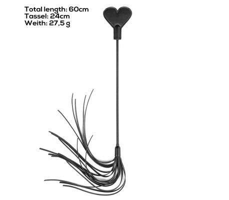 Pala en Forma de Corazón con Flogger 60 cm