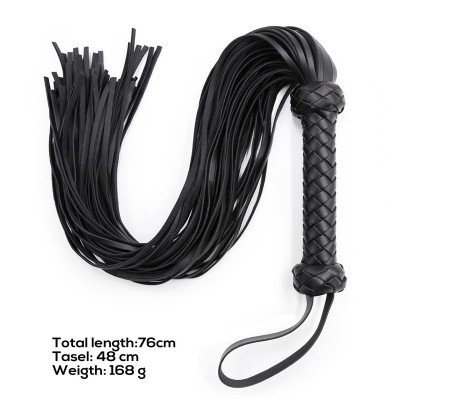 Flogger Mango Trenzado 76 cm