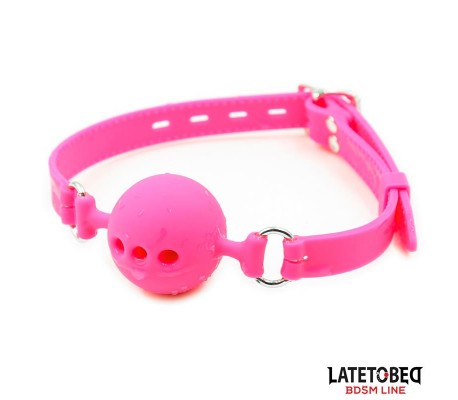 Mordaza Bola Silicona Transpirable S - 4 cm