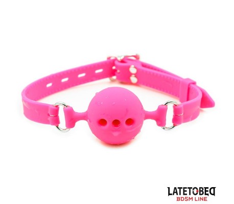 Mordaza Bola Silicona Transpirable S - 4 cm