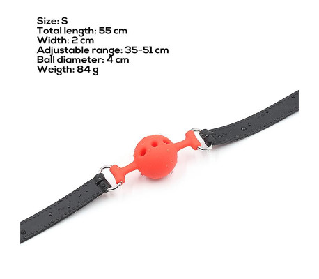 Modaza Bola Silicona Transpirable S - 4 cm