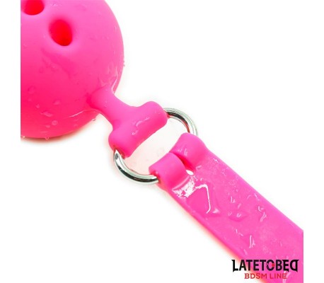 Mordaza Bola Silicona Transpirable M - 4.5 cm