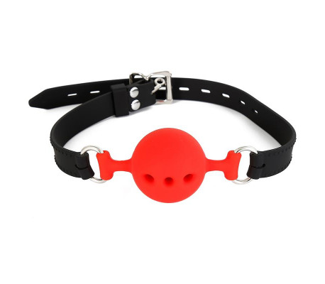 Mordaza Bola Silicona Transpirable M - 4.5 cm