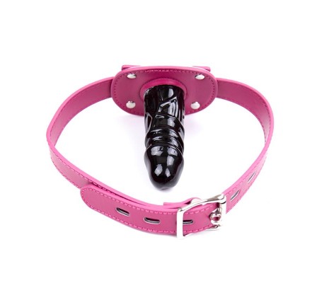 Mordaza de Dildo Ajustable 46-58 cm - Dildo: 10 cm