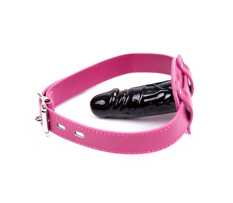 Mordaza de Dildo Ajustable 46-58 cm - Dildo: 10 cm