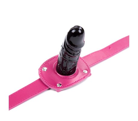 Mordaza de Dildo Ajustable 46-58 cm - Dildo: 10 cm