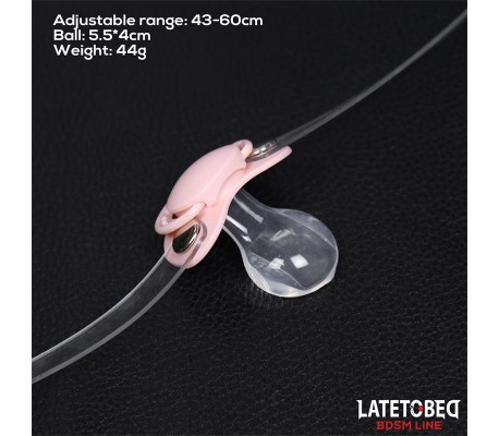 Mordaza de Chupete Ajustable 43-60 cm