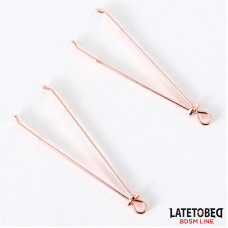 Pinzas para Pezones Color Oro Rosa