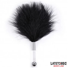 Estimulador de Plumas con Mango de Metal