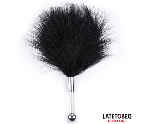 Estimulador de Plumas con Mango de Metal